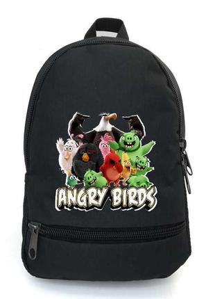 Рюкзак angry birds 009 підлітковий cappuccino toys (ang 009-black) чорний