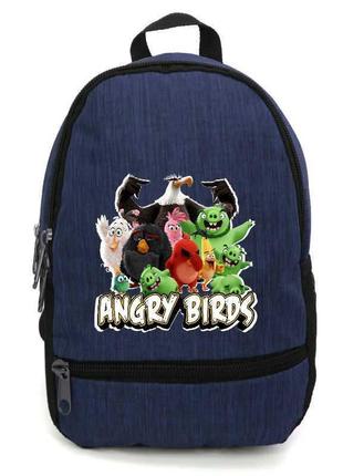 Рюкзак angry birds 009 підлітковий cappuccino toys (ang 009-blue) синій