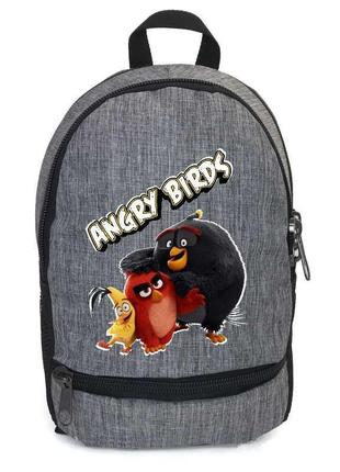 Рюкзак angry birds 0015 подростковый cappuccino toys (ang 0015-gry) серый