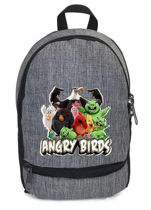 Рюкзак angry birds 009 подростковый cappuccino toys (ang 009-gry) серый