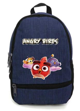 Рюкзак angry birds 0010 підлітковий cappuccino toys (ang 0010-blue) синій