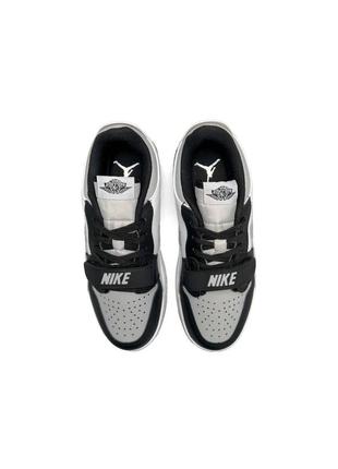 🤩жіночі кросівки nike air jordan legasy 312 low white black gray6 фото