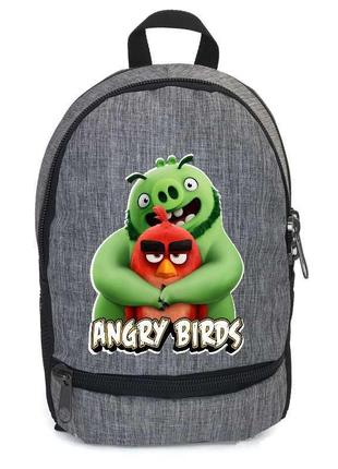 Рюкзак angry birds 0018 підлітковий cappuccino toys (ang 0018-gry) сірий