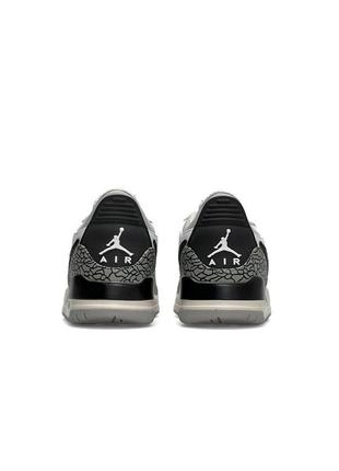 🤩жіночі кросівки nike air jordan legasy 312 low gray black4 фото