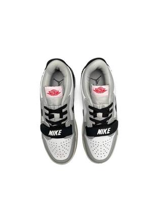 🤩жіночі кросівки nike air jordan legasy 312 low gray black6 фото