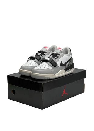 🤩жіночі кросівки nike air jordan legasy 312 low gray black9 фото