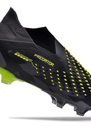 Бутси adidas predator accuracy fg grass адідас предатор аккуретсі fg зелені футбольне взуття з шипами зеленого кольору унісекс3 фото