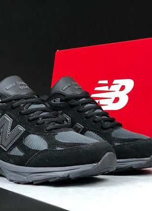 Замшеві чоловічі кросівки new balance/демісезонне чоловіче взуття