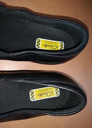 Туфли туфлі на платформи жіночі  шкіра clarks8 фото