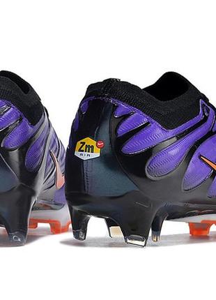 Бутси nike air zoom mercurial vapor xv fg  purple фіолетові найк вапор фіолетові футбольне взуття з шипами для гри у футбол3 фото