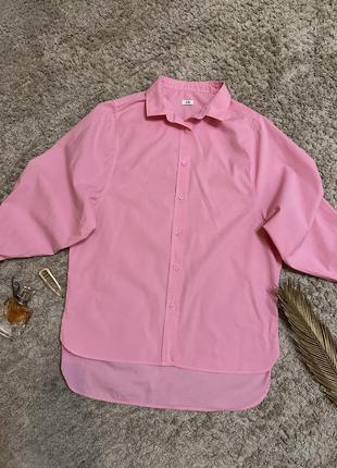 Рубашка оверсайз хлопковая рубашка с объемными рукавами натуральная блуза2 фото