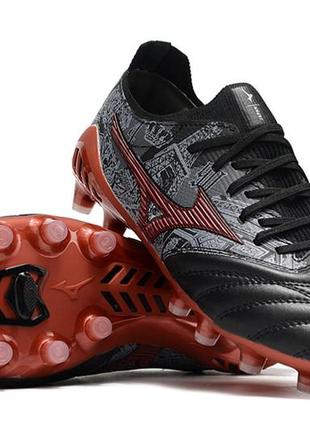 Бутсы mizuno morelia neo iii чёрные копы мизуно нео 3 чёрного цвета футбольная обувь c шипами унисекс