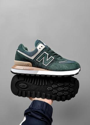 Чоловічі кросівки new balance 574 dark  green