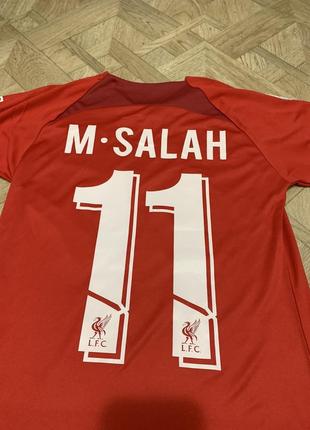Подростковая футболка футбольного клуба ливерпуль салах salah2 фото