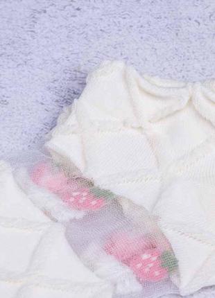 Носки женские, белые короткие носки2 фото