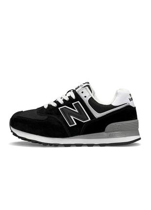 🔥жіночі кросівки new balance ml 574 black white new