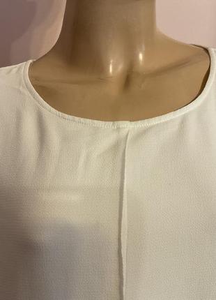 Свобідна блузка на підкладці молочного кольору / l/ brend lizzy& coco5 фото