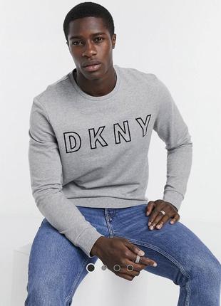 Свитшот лонгслив футболка топ пуловер с длинным рукавом dkny donna karan оригинал