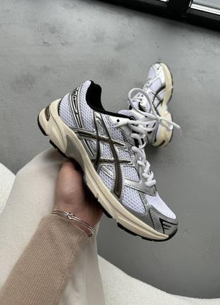 👟 кросівки  asics gel-1130 white/silver/brown       / наложка bs👟