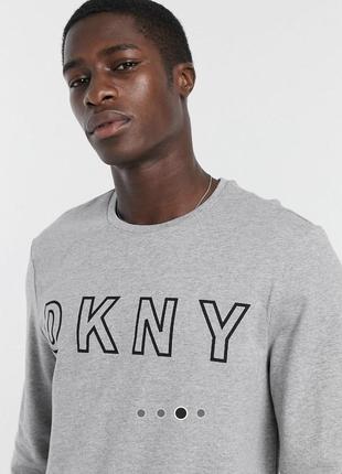 Свитшот лонгслив футболка топ пуловер с длинным рукавом dkny donna karan оригинал4 фото