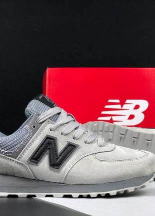 Жіночі кросівки new balance 574 light grey нью беланс світло-сірого кольору3 фото