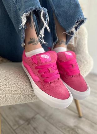 Vans knu school pink2 фото