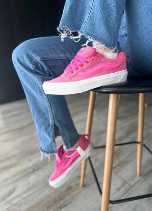 Vans knu school pink3 фото