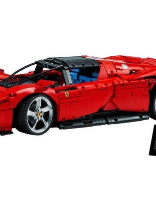 Lego technic ferrari daytona, лего ферарі червона конструктор