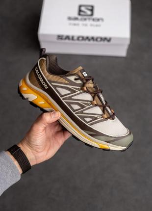 Salomon xt-6 expance «grey brown khaki»