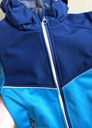 Куртка софтшелл куртка весняна на флісі crane демісезонна вітровка флісова софтшел лижна3 фото