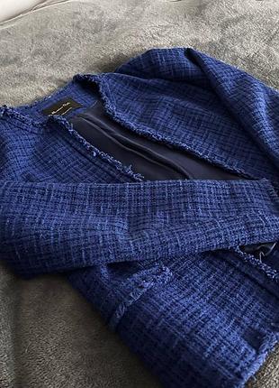 Синій підажак massimo dutti