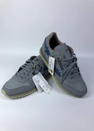 Кросівки reebok jurassic world classic leather ripple grey hq62531 фото