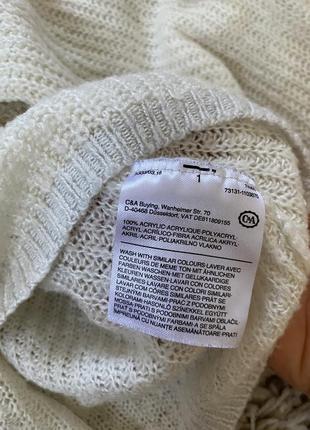 Базовый белый (молочный) свитер оверсайз ,clockhouse,p.l-xxl7 фото
