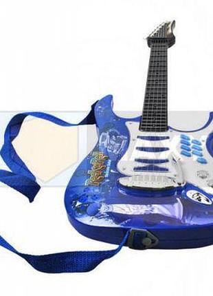 Электрогитара детская + микрофон + усилитель, дитяча електрогітара