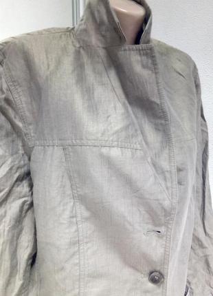 Батальный льняной пиджак пог-68 см5 фото