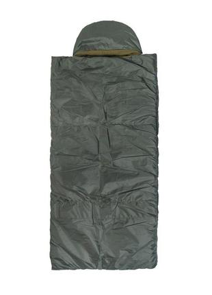 Спальный мешок зимний ширина 73 см. темная олива1 фото