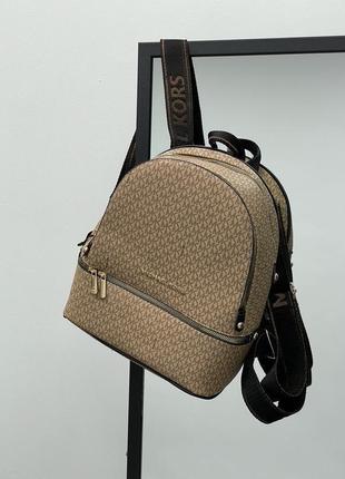 Рюкзак michael kors patterned beige1 фото