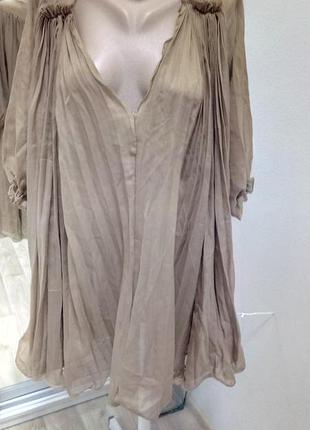 Гафрированое платье-туника 3