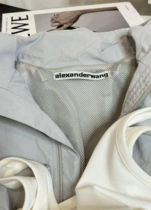 Костюм alexander wang luxe quality 1.1 легкий парусиный костюм тройка в наличии7 фото