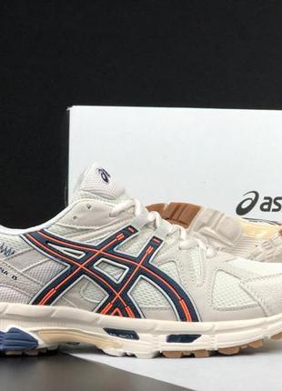 Жіночі кросівки asics gel-kahana 8 beige orange асікс бежевого з помаранчевим кольорів2 фото