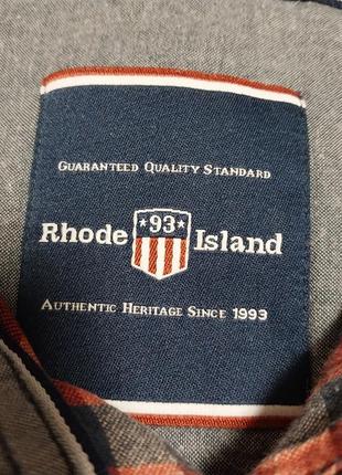Якісна стильна брендова сорочка rhode  island2 фото