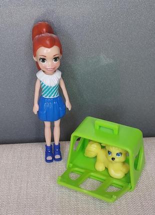 Кукла polly pocket с питомцем