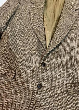 Harris tweed чоловічий вінтажний піджак3 фото