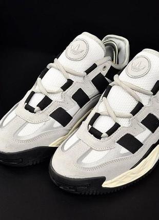 Adidas originals niteball gray &amp; white6 фото
