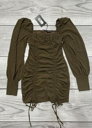 Плаття сукня міні з драпуванням plt тренд y2k