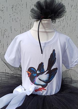 Костюм сороки, костюм гави, костюм пташки, вбрання сороки-білобоки, костюм сороки-білобоки