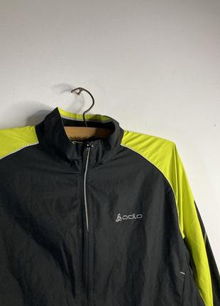 Odlo windbreaker running original чоловіча спортивна  вітровка6 фото