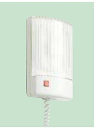 Ударостійкий світильник general electric poket pkc 16 whl 230v ip40,матовий розсіювач із вимикачем і каб.