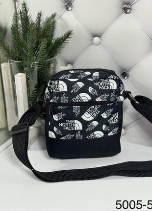 Женская мужская стильная и качественная сумка текстиль черная