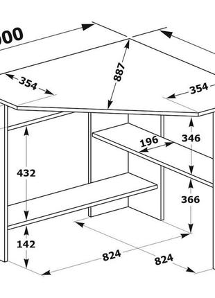 Кутовий комп'ютерний стіл  xdesk-0210 фото